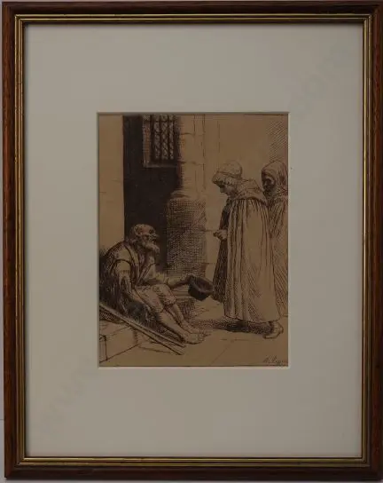 LEGROS, Alphonse (1837-1911) - Charity Image 1++