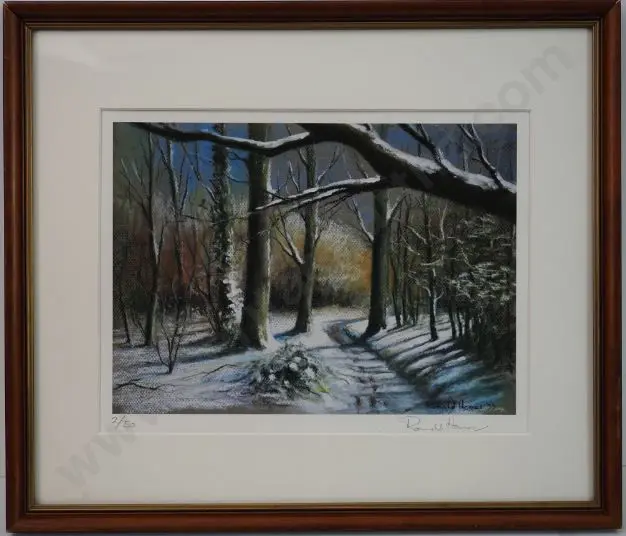 HOMES, Ronald (20th Cent.) - Snow in The Woods Image 1++