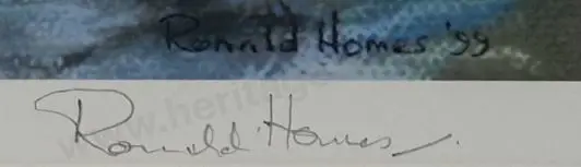 HOMES, Ronald (20th Cent.) - Snow in The Woods Image 1++