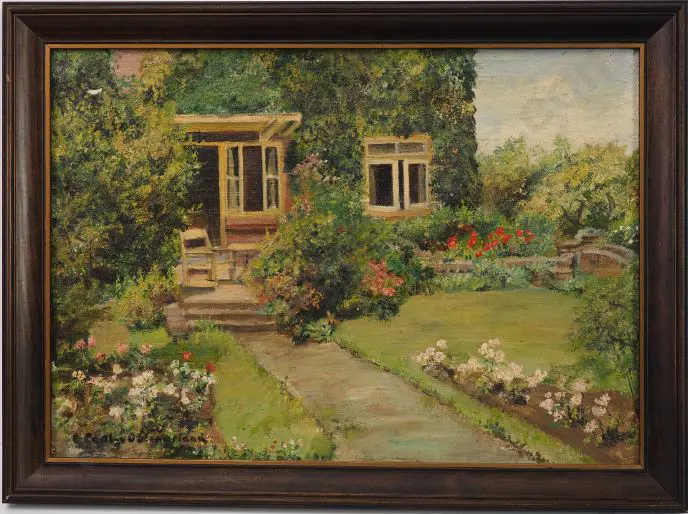 SLINGELAND, CJG Cool-van Oosten (1902-1975) - Landhuis, Utrecht, Holland Image 1++