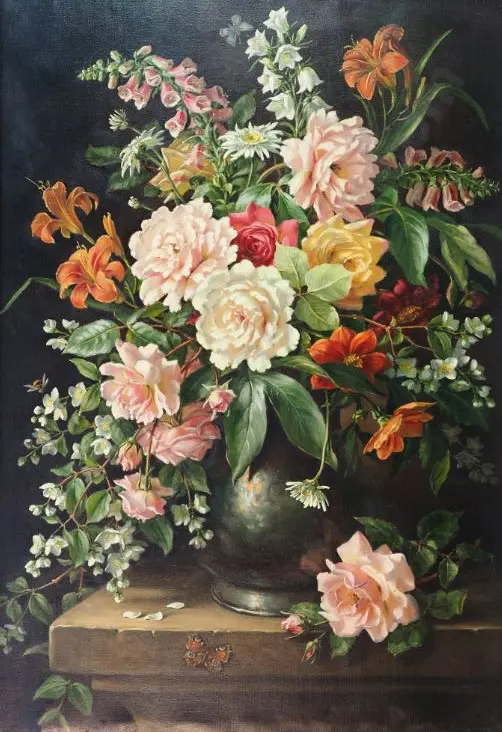 COOPER, Constance - SWA (1868-1960) - Early Summer Flowers Image 1++