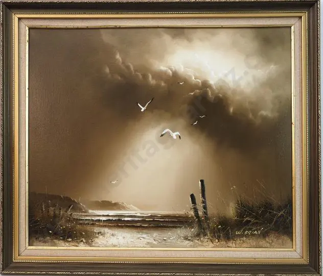 BRIAN, W. - Seagulls over Coast Image 1++