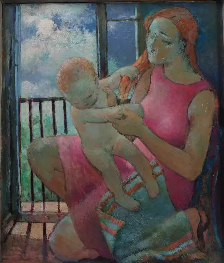 HAWKINS, Sheila (1905-1999) - Woman & Child Image 1++