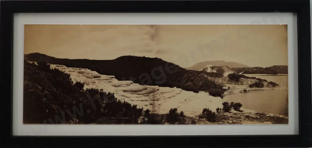 UNKNOWN - The Pink Terraces, Rotomahana Image 1++