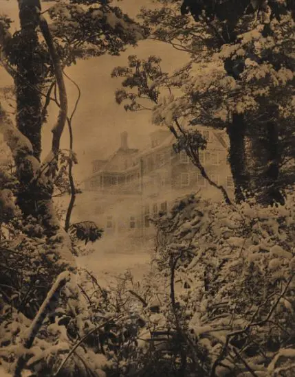 RISBERG, Carl (1903-1972 - The Blizzard - Chateau Tongariro c. 1935 Image 1++