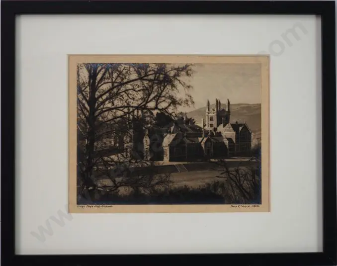 CHANCE, George (1885-1963) - Otago Boys High School Image 1++