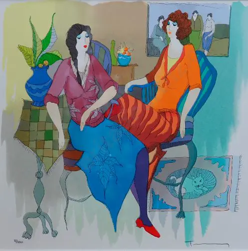 TARKAY, Itzchak (1935-2012) - The Secret Admirer Image 1++