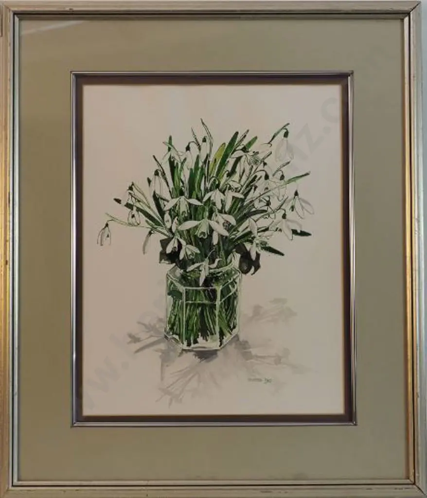 UNKNOWN artist - Swiss Flowers, 1990 Image 1++