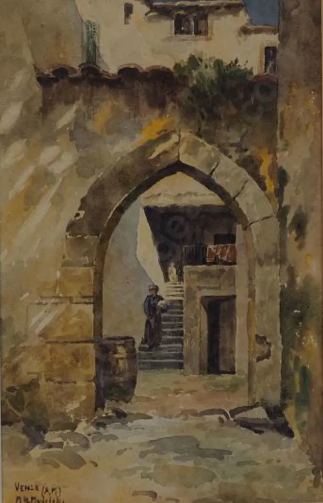 MEYRICK, Myra (Active 1886-1891) - Old Town Algiers Image 1++