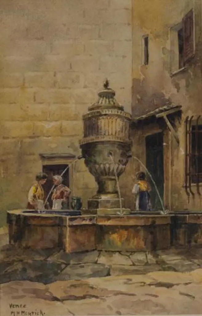 MEYRICK, Myra (Active 1886-1891) - Old Town Algiers Image 1++