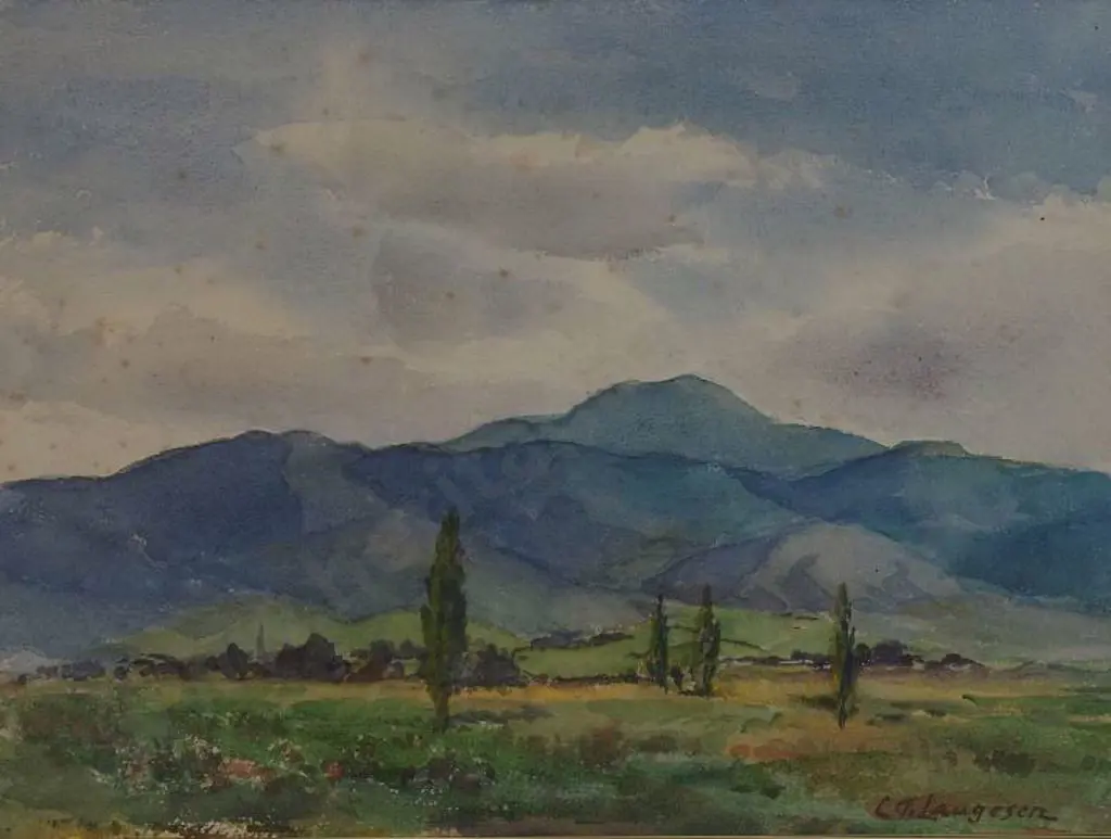 LAUGESEN, Carl Thorwald (1900-1987) - Fields & Hills Image 1++