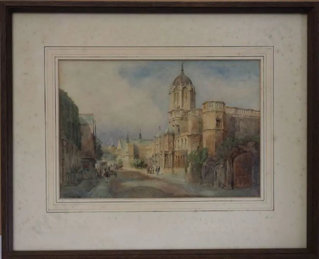 WRIGHT, Richard Henry (1857-1930) - Tom Tower, Christchurch, Oxford, 1900 Image 1++
