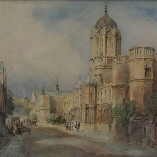 WRIGHT, Richard Henry (1857-1930) - Tom Tower, Christchurch, Oxford, 1900