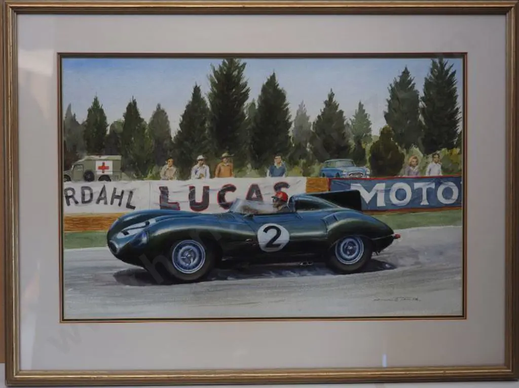 TAYLOR, Dennis - Le Mans 1954 with Jaguar D-Type Image 1++