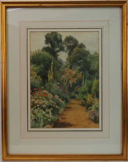 FOSTER, William (1853-1924) - Summer Border Image 1++