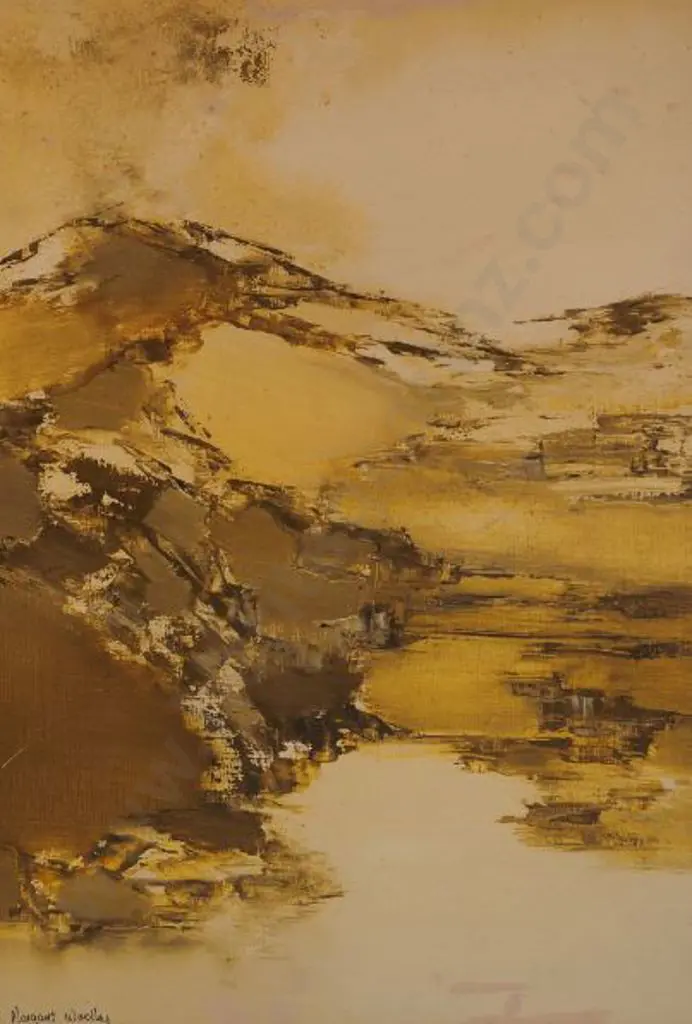WOOLLEY, Margaret (Active 1970s-80s) - Abstract Landscape Image 1++