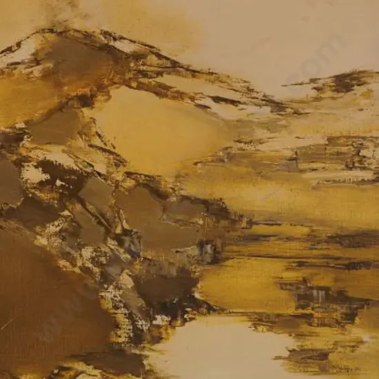 WOOLLEY, Margaret (Active 1970s-80s) - Abstract Landscape