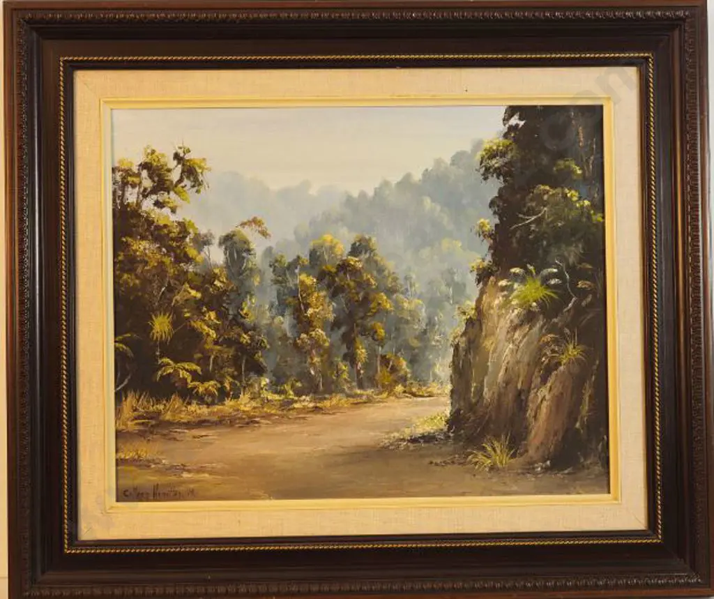 HAMILTON, Colleen (1930-1996) - Native Bush with Track, 1978 Image 1++