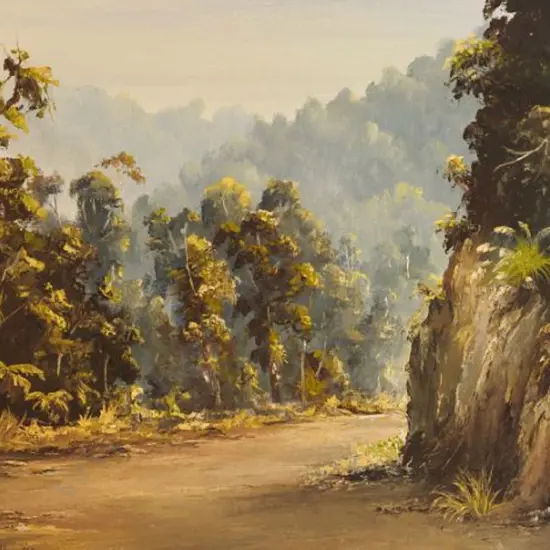 HAMILTON, Colleen (1930-1996) - Native Bush with Track, 1978