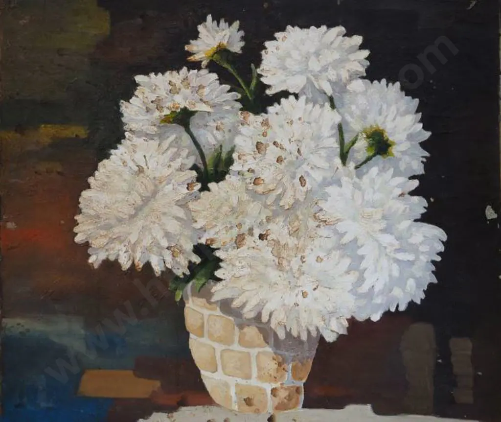 UNKNOWN artist - Flowers in Vase Image 1++