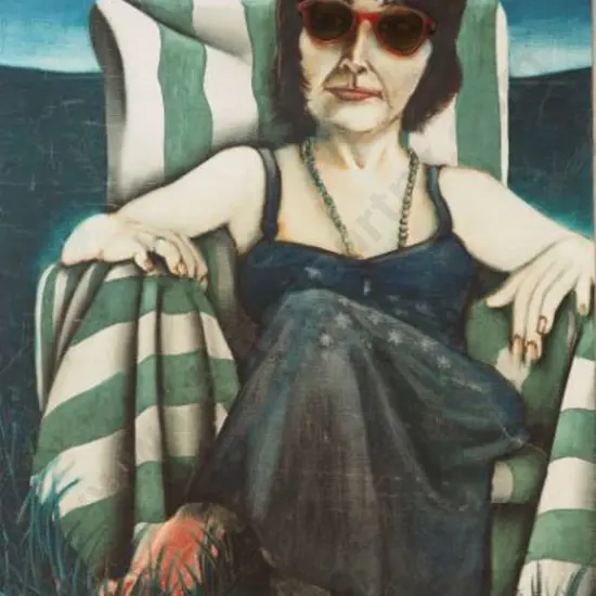 LANCE, Tom - Beach Lady with Real Sunglasses