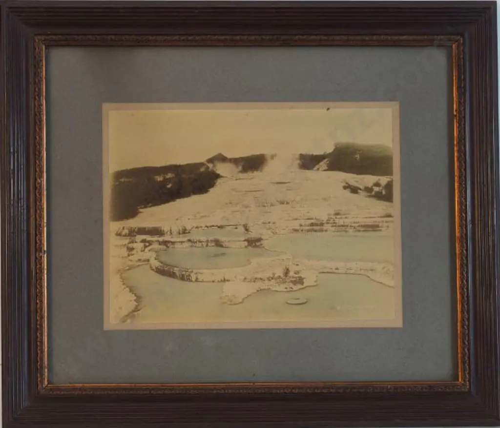 UNKNOWN photographer - White Terraces, New Zealand c. 1880 Image 1++
