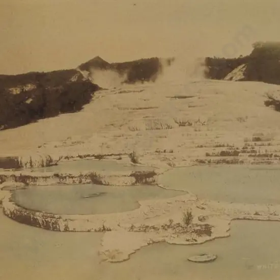 UNKNOWN photographer - White Terraces, New Zealand c. 1880