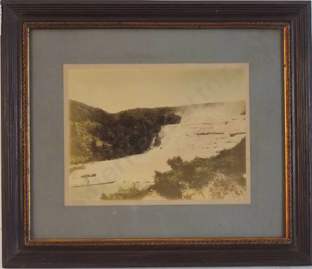 UNKNOWN photographer - Pink Terraces, New Zealand c. 1880 Image 1++