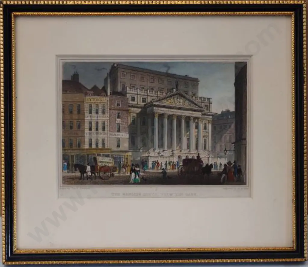 SHEPHERD, Thomas Hosmer (1793-1864) - Mansion House from The Bank, London Image 1++