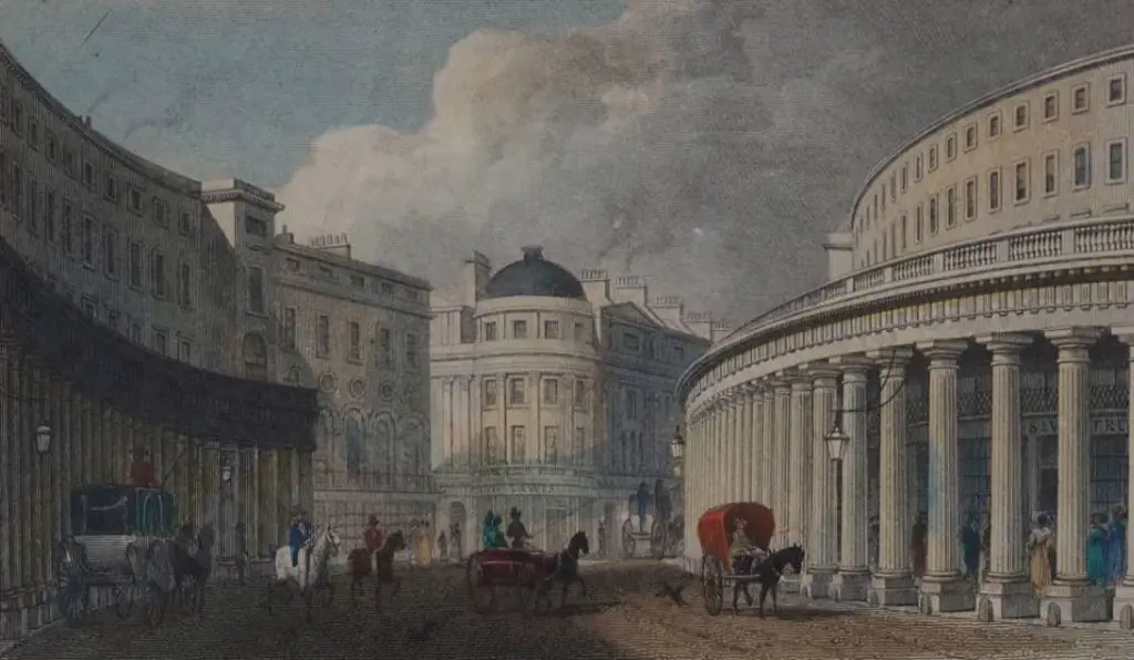 SHEPHERD, Thomas Hosmer (1793-1864) - The Quadrant in Part of Regent Street, London Image 1++