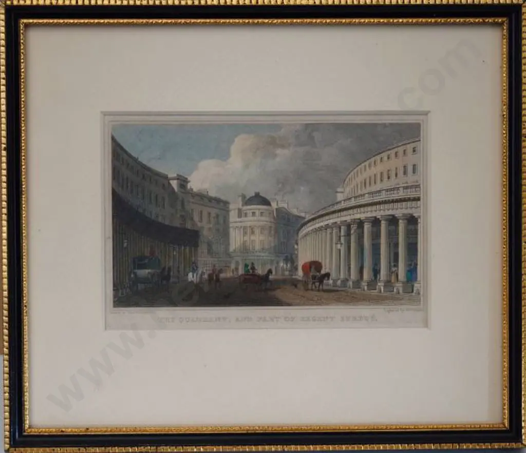 SHEPHERD, Thomas Hosmer (1793-1864) - The Quadrant in Part of Regent Street, London Image 1++