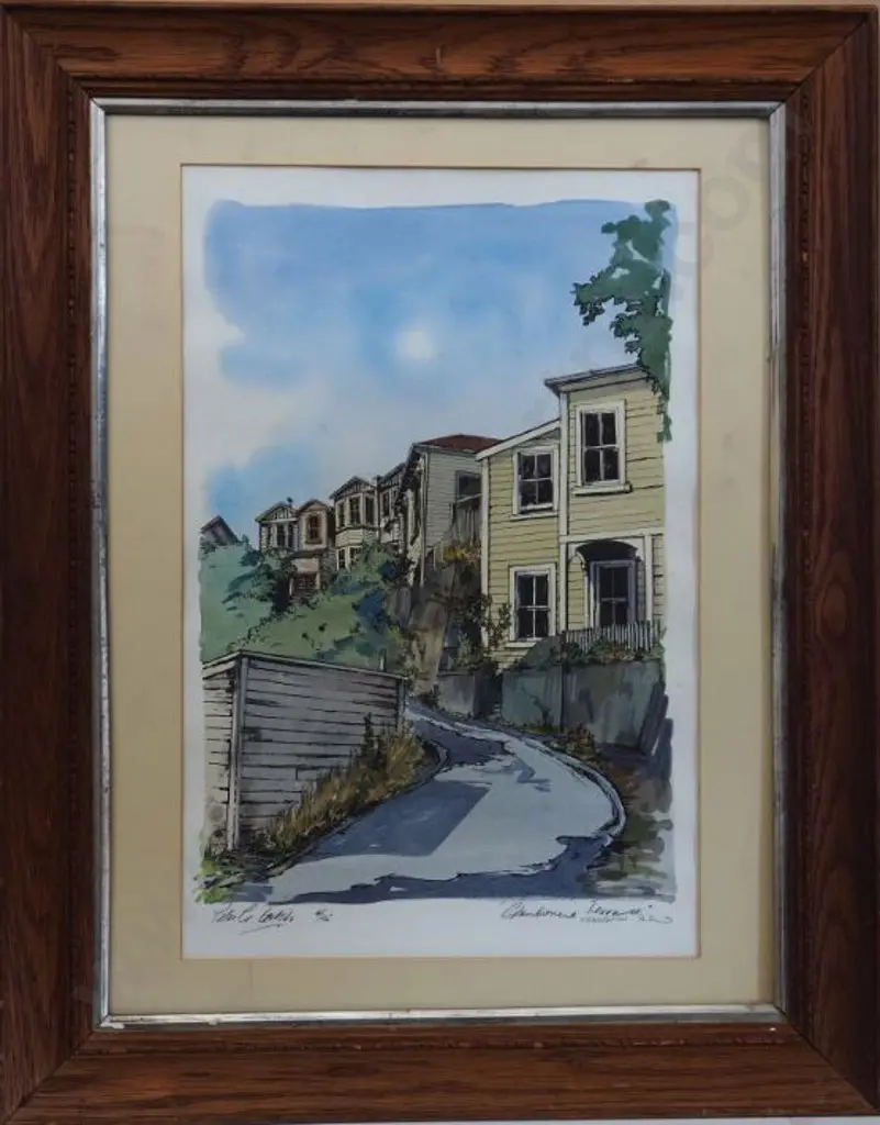 LEITCH, Peter G. (Active 1970s-80s) - Glenbervie Terrace (off Tinakori Road), Wellington Image 1++