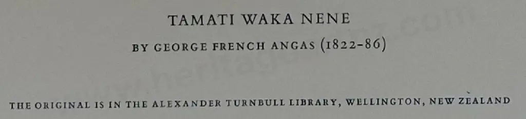 ANGAS, George French (1822-1886) - Tamati Waka Nene Image 1++