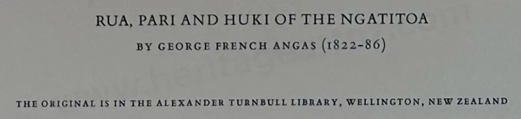 ANGAS, George French (1822-1886) - Rua, Pari & Huki of the Ngatitoa, Porirua Image 1++