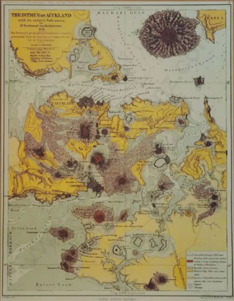 HOCHSTETTER, Ferdinand von (1829-1884) - Istmus of Auckland, 1859 Image 1++