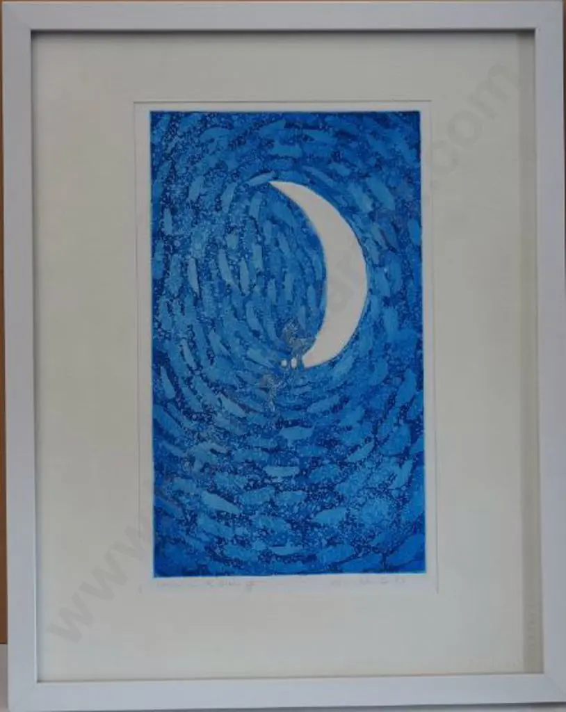 HUNTER, Alexis (1948-2014) - Woman in the Moon, 1983 Image 1++