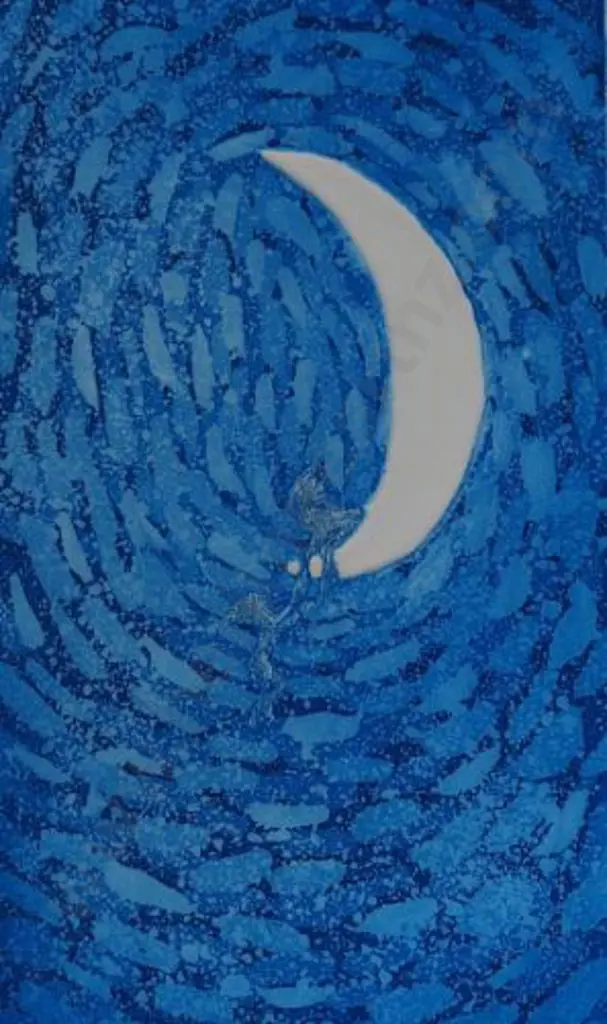 HUNTER, Alexis (1948-2014) - Woman in the Moon, 1983 Image 1++