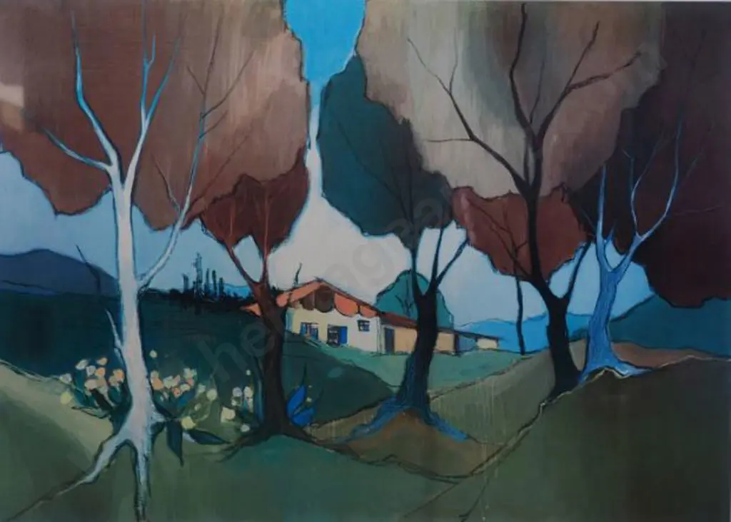 TARKAY, Itzchak (1935-2012) - Jamestown Cottage Image 1++