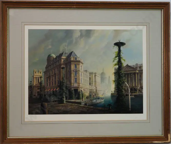 KELLY, Felix (1916-1994) - Old Carter Ryder Building, London - 1971 Image 1++