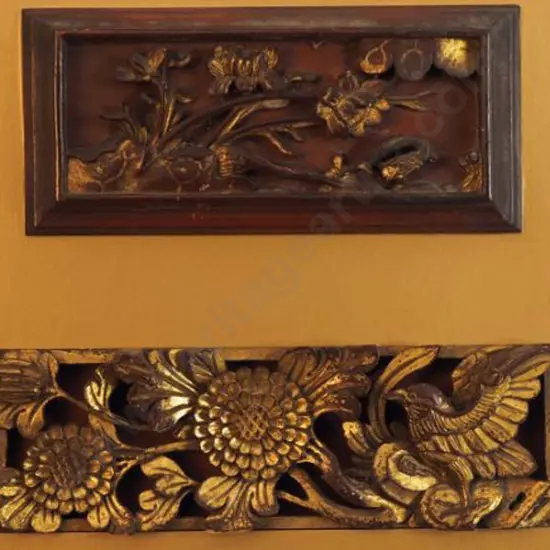 UNKNOWN  - Two Antique Chinese Panels