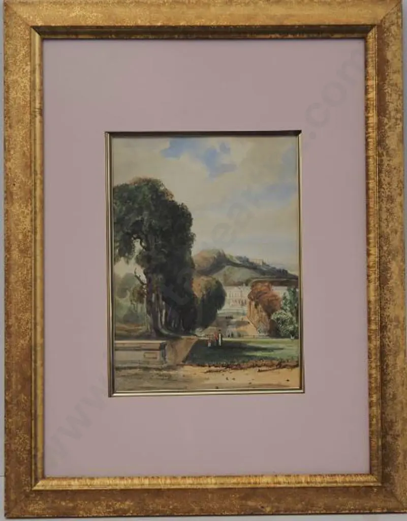 UNKNOWN artist - French Chateau, St Cloud, 1840 Image 1++