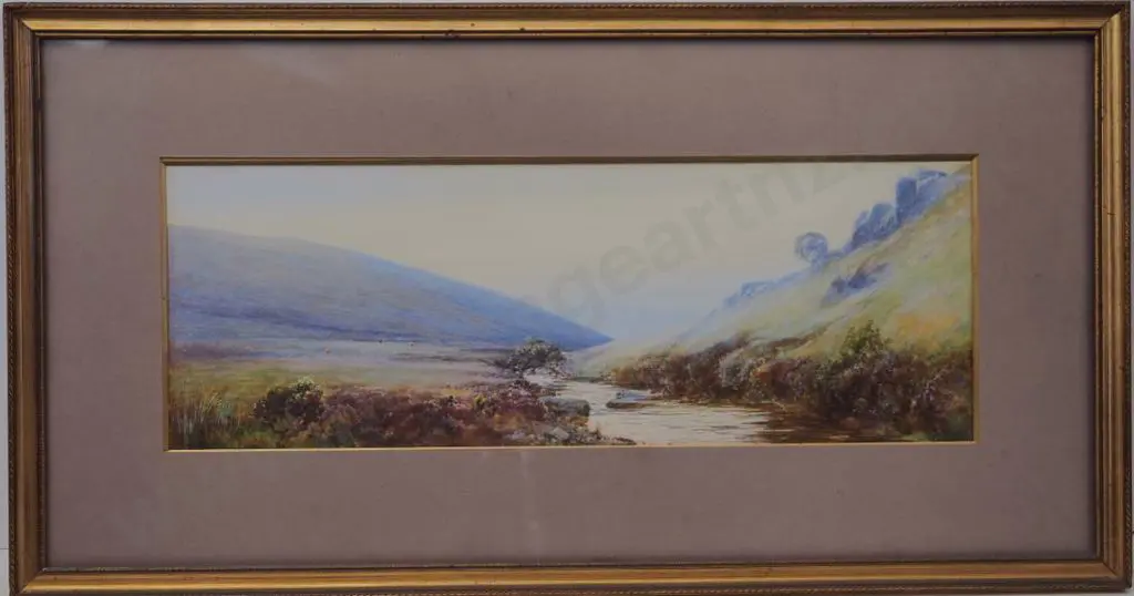 WHITE, John - Blackberry Picking, Doone Valley, Exmor, England Image 1++