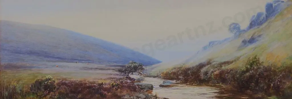 WHITE, John - Blackberry Picking, Doone Valley, Exmor, England Image 1++