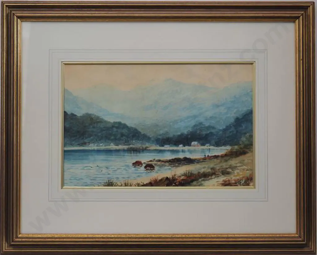 PEERLESS, Tom (1858-1896) - Looking at the Rimutaka Ranges Image 1++
