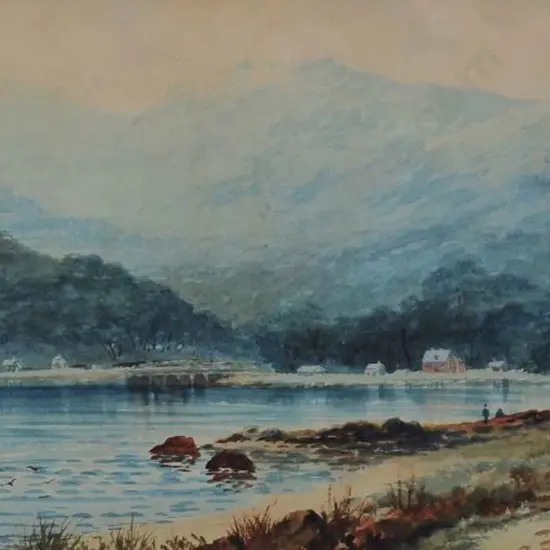 PEERLESS, Tom (1858-1896) - Looking at the Rimutaka Ranges