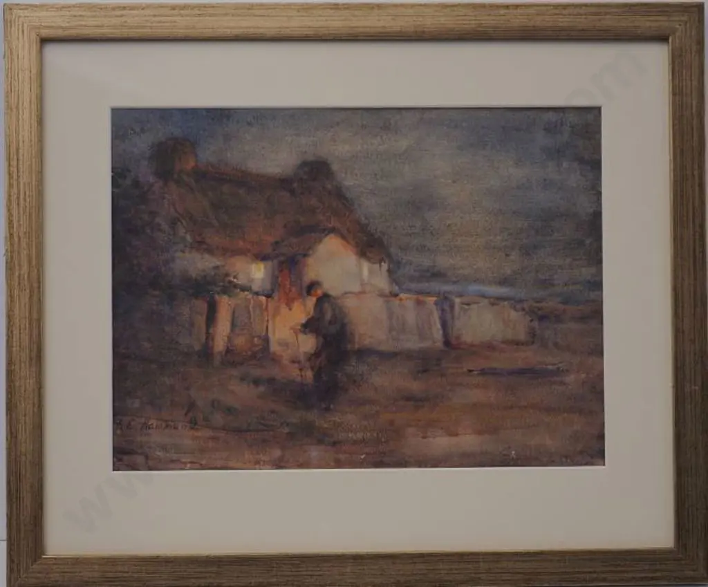 HAMMOND, F. E. - Returning Home After an Evening Stroll Image 1++