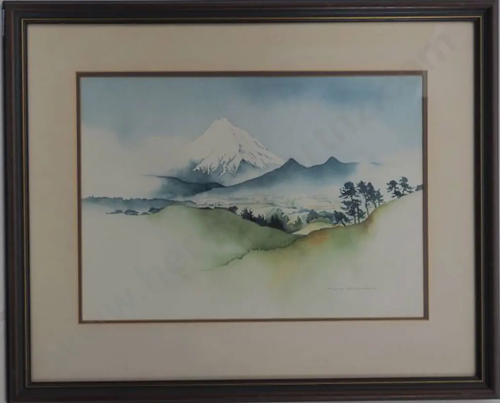 HENSHAW, David (1939-2014) - Mount Taranaki Image 1++