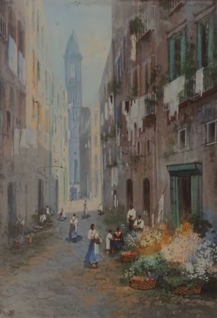 GIANNI, M. - Neopolitan Flower Sellers Image 1++