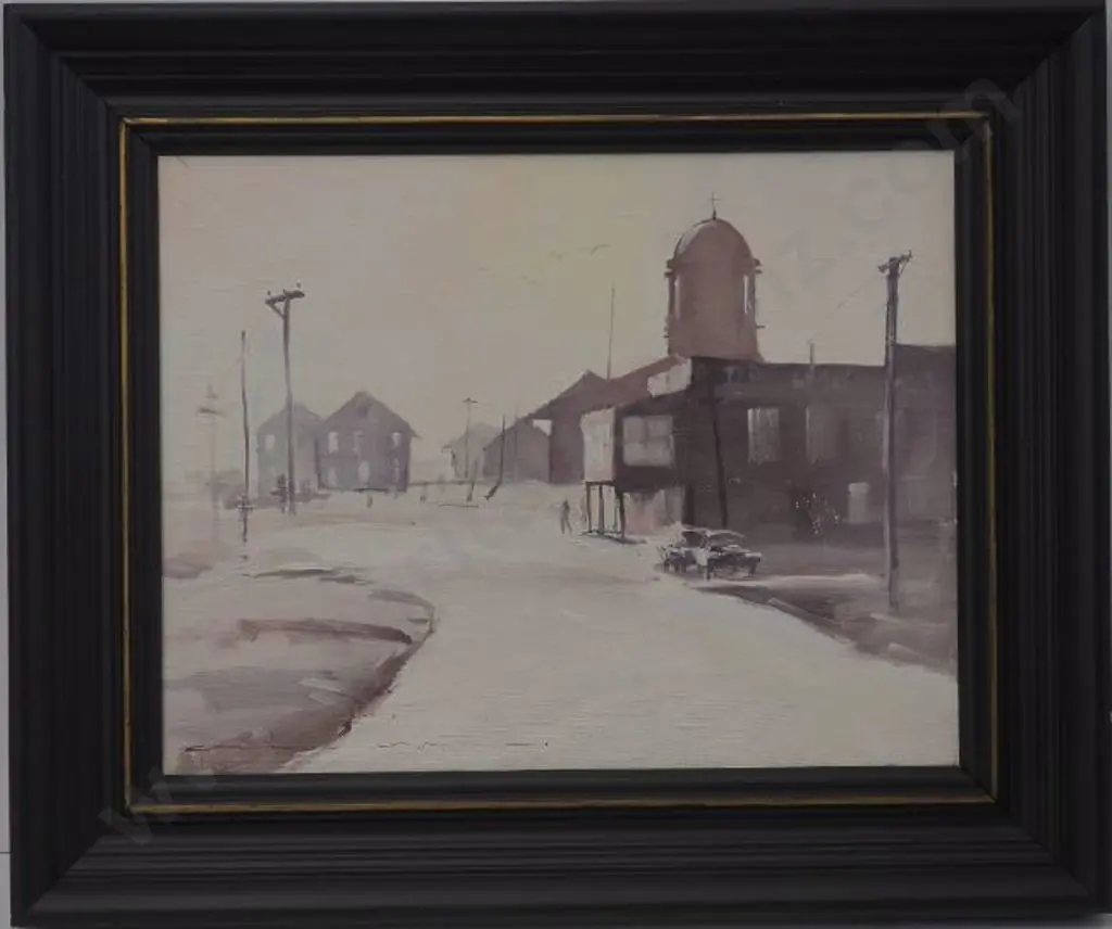 WYNN, Colin (1950-) - Sun Through Fog, Hokitika Image 1++