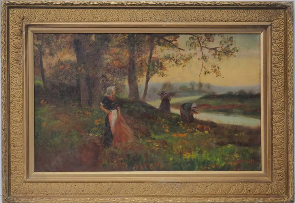 OLIVER, E. - Women Gathering Wood Image 1++